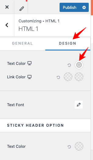 top-bar-astra-design-color-settings