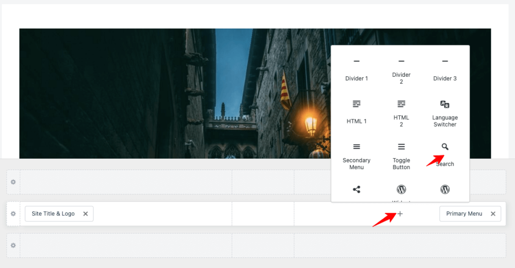 choose-search-element-astra-theme