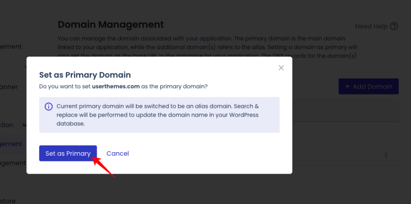 set-us-primary-domain