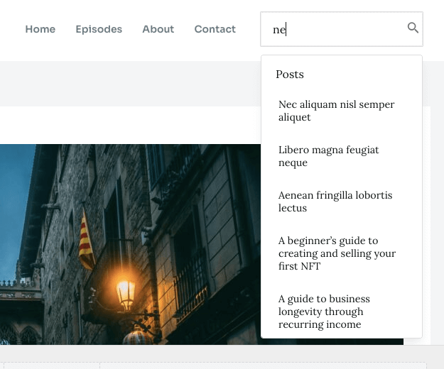 live-search-output