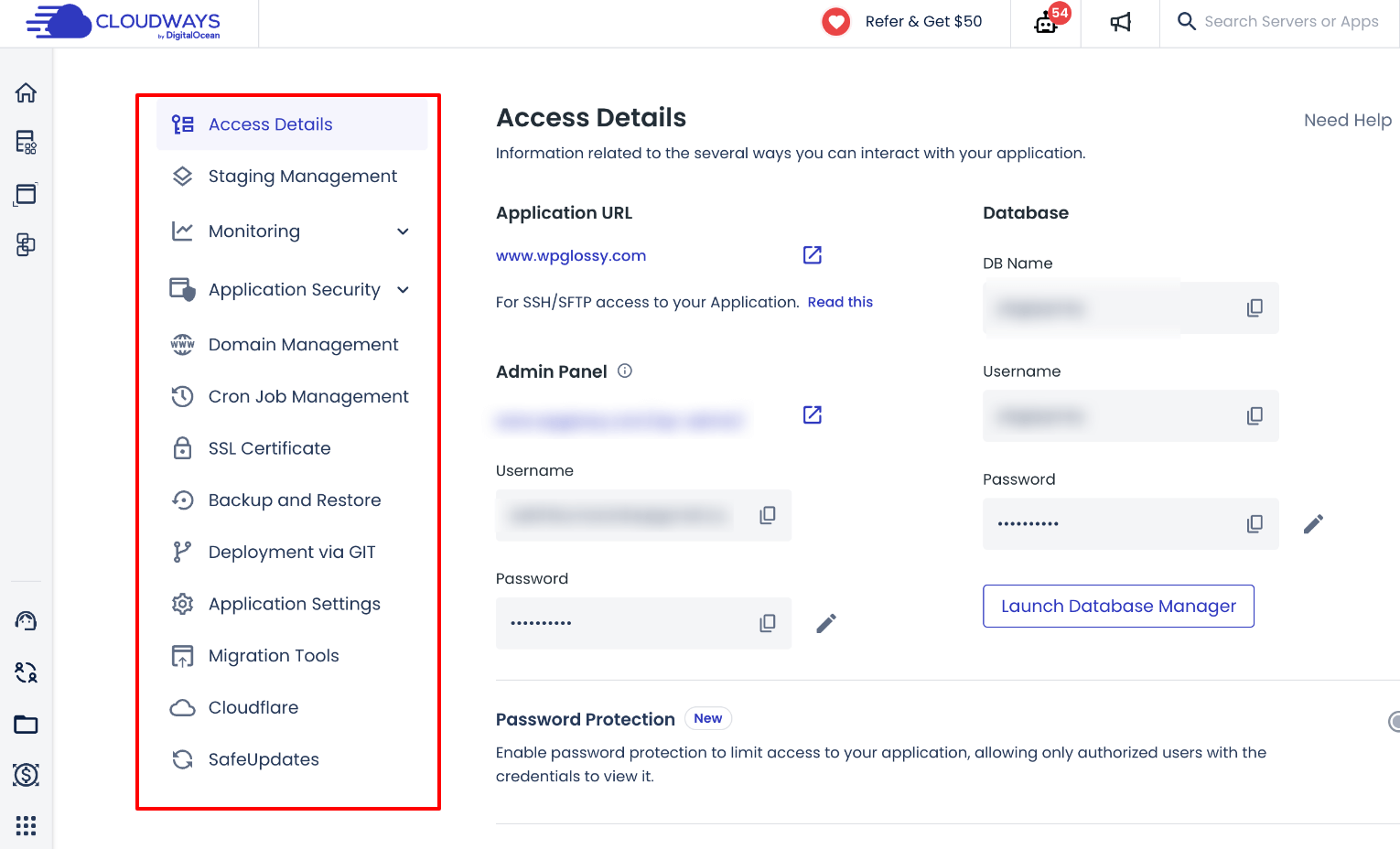 Cloudways Dashboard Settings Cloudways Dashboard Settings