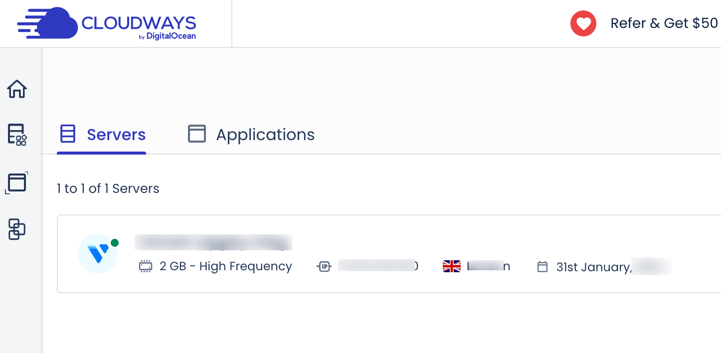 cloudways-dashboard Cloudways Dashboard